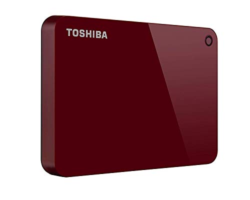 Product Cover Toshiba Canvio Advance 2TB Portable External Hard Drive USB 3.0, Red (HDTC920XR3AA)