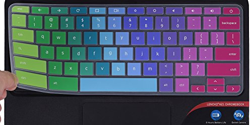 Product Cover Colorful Lenovo Chromebook Keyboard Cover Fit 2019/2018 Lenovo Chromebook C330 11.6
