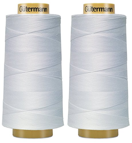 Product Cover 2-Pack - Gutermann Natural Cotton Thread Solids, 3281-Yard each, White
