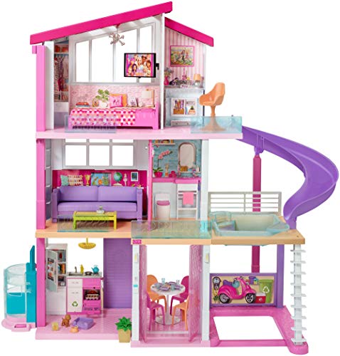 Product Cover  Barbie Dreamhouse Dollhouse with Pool, Slide and Elevator