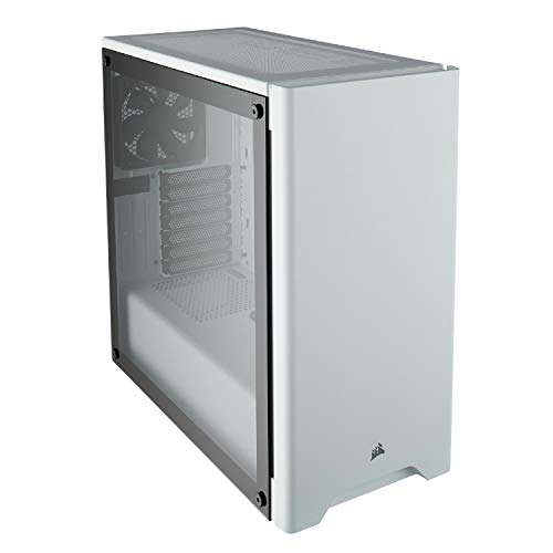 Product Cover CORSAIR CARBIDE 275R Mid-Tower Gaming Case, Tempered Glass- White (CC-9011133-WW)