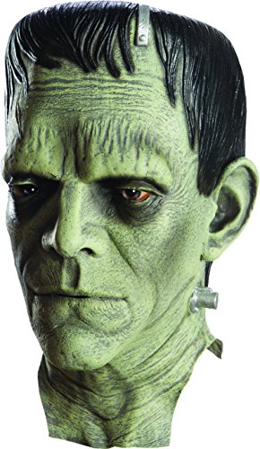 Product Cover Rubie's Men's Universal Monsters Frankenstein Deluxe Overhead Mask, as Shown, One Size