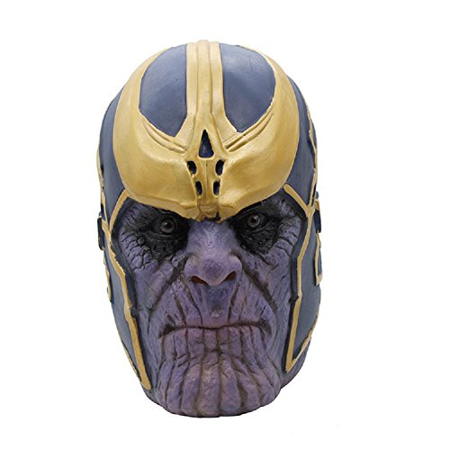 Product Cover Thanos Masks Deluxe Cosplay Latex Party Mask Free Size Halloween Props