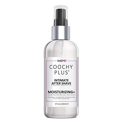 Product Cover COOCHY Intimate After Shave Protection Moisturizer Plus By IntiMD: Delicate Soothing Mist For The Pubic Area & Armpits - Antibacterial & Antioxidant Formula For Razor Burns, Itchiness & Ingrown Hairs