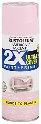 Product Cover Rust-Oleum 327885 American Accents Spray Paint, 12 oz, Gloss Candy Pink