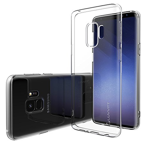 Product Cover Luvvitt Clarity Case with Light and Slim Flexible TPU Rubber Protection for Samsung Galaxy S9 Plus - Crystal Clear