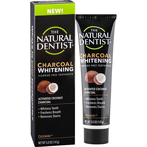 Product Cover The Natural Dentist Charcoal Whitening Toothpaste, 5 Ounce Tube