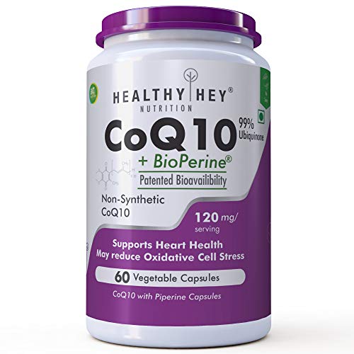 Product Cover Healthyhey Nutrition Coq10 With Bioperine 120 Mg - 60 Capsules