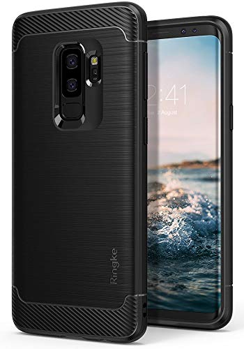 Product Cover Ringke Onyx Designed for Galaxy S9 Plus Case Flexible TPU Shock Absorption Shell Cover 6.2