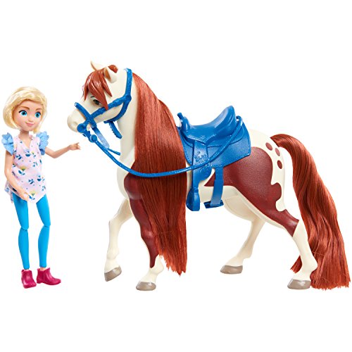 Product Cover Spirit Just Play Collector Abigail and Boomerang Toy, Brown/White/Blue/Red