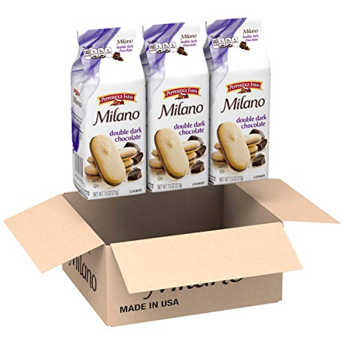Product Cover Pepperidge Farm Milano Double Dark Chocolate Cookies, 7.5 Ounce (Pack of 3)
