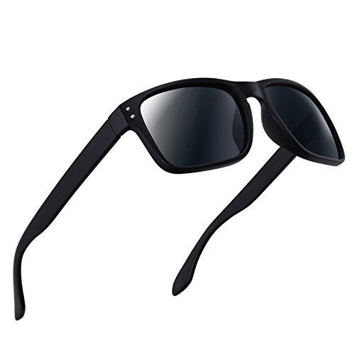 Product Cover Polarized Sunglasses for Men Women Driving Fishing Unisex Vintage Rectangular Sun Glasses