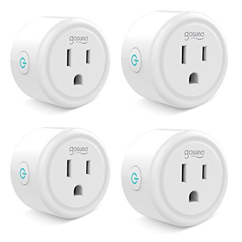 Product Cover Smart plug, Gosund Mini Wifi Outlet Works With Alexa, Google Home & IFTTT, No Hub Required, Remote Control Your Home Appliances from Anywhere, ETL Certified,Only Supports 2.4GHz Network(4 Pieces)
