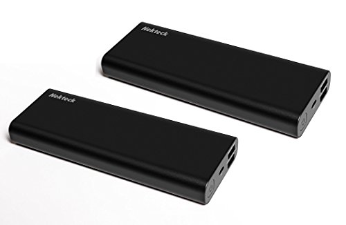 Product Cover Nekteck 20100QC3.0-BLK-2PACK 20100mAh Power Bank with Quick Charge 3.0 Output [Qualcomm Certified] Black - 2 Pack