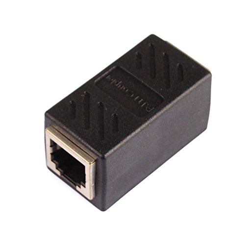 Product Cover Eachbid RJ11 6P6C 6P4C 6P2C Female to Female PCB Connection Telephone Extension Cable Coupter Black