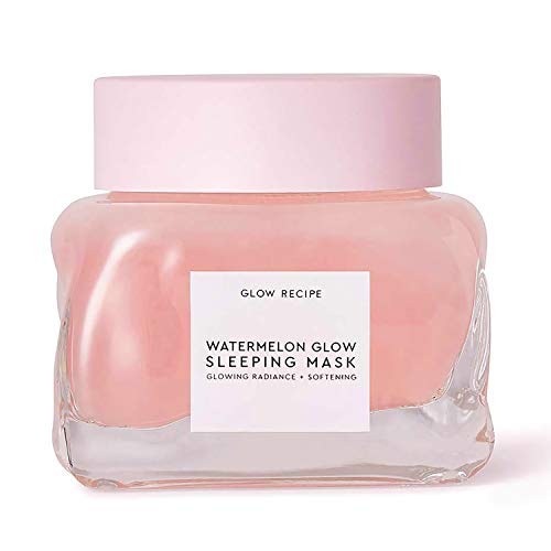 Product Cover Glow Recipe Watermelon Glow Sleeping Mask - Overnight Face Mask with Hydrating Hyaluronic Acid, Exfoliating AHA + Amino Acid-Rich Watermelon Extract (80ml / 2.7 fl oz)