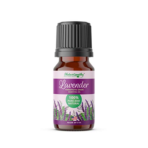 Product Cover Naturopathy 100% Pure, Undiluted Lavender Essential Oil, Therapeutic Grade, 10ml (1/3 fl. Oz)- Perfect for Aromatherapy and Relaxation