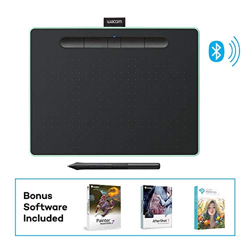 Product Cover Wacom Intuos Wireless Graphic Tablet with 3 Bonus Software Included, 10.4