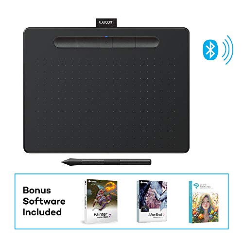 Product Cover Wacom Intuos Wireless Graphics Drawing Tablet with 3 Bonus Software Included, 10.4