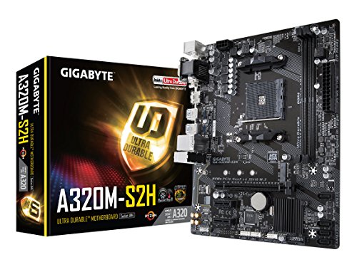 Product Cover GIGABYTE GA-A320M-S2H (AMD Ryzen AM4 / MicroATX / 2xDDR4/ HDMI/ Realtek ALC887/ 3xPCIe/ USB3.1 Gen 1/ LAN/ Motherboard)