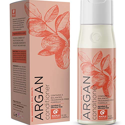 Product Cover Argan Conditioner for Women and Men - Sulfate Free Natural Color Treated Hair Care for Dry Hair - Moroccan Argan Oil for Hair Growth and Thickness - Pure Pomegranate Jojoba Oil Silk Amino Acid - 10 oz