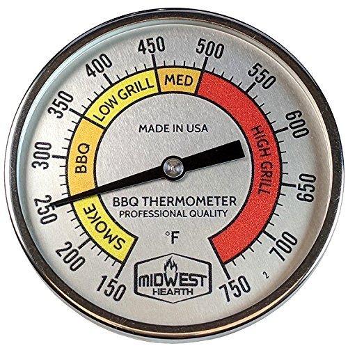 Product Cover Midwest Hearth Professional Thermometer for Kamado Style Charcoal Grills (3