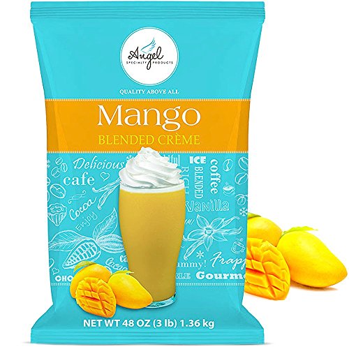 Product Cover Angel Specialty Products, Blended Smoothie, Instant Frappe Powder Drink Mix, 3-Pound Bag, Mango [34 Servings]