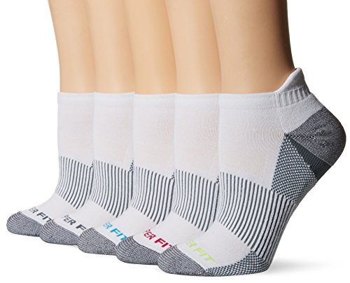 Product Cover Copper Fit Women's Performance Sport Cushion Low Cut Ankle Socks w/ Heel Guard (5 pair)
