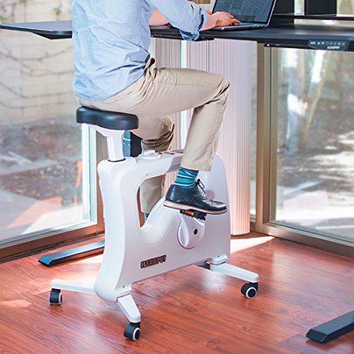Product Cover FLEXISPOT Home Office Under Desk Exercise Bike Height Adjustable Cycle - Deskcise Pro