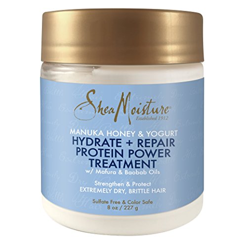 Product Cover Shea Moisture Manuka Honey & Yogurt Hydrate + Repair Protein-Strong Treatment, 8 oz