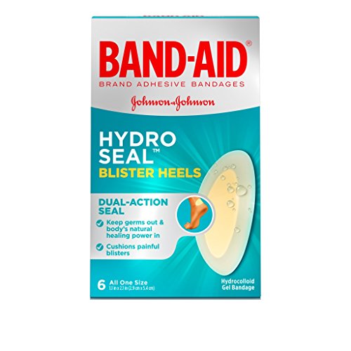 Product Cover Band-Aid Hydro Seal Blister Heels, 6 Count (One-Size) Per Box (Pack of 2)