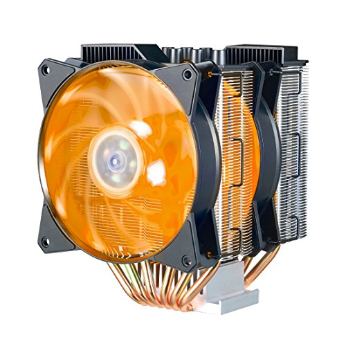 Product Cover Cooler Master MasterAir MA621P RGB ThreadRipper TR4 Edition Twin Tower CPU Air Cooler w/ 6 Continuous Direct Contact 2.0 Heatpipes, Aluminum Fins, Push-Pull, Dual MF120R 120mm RGB Fans