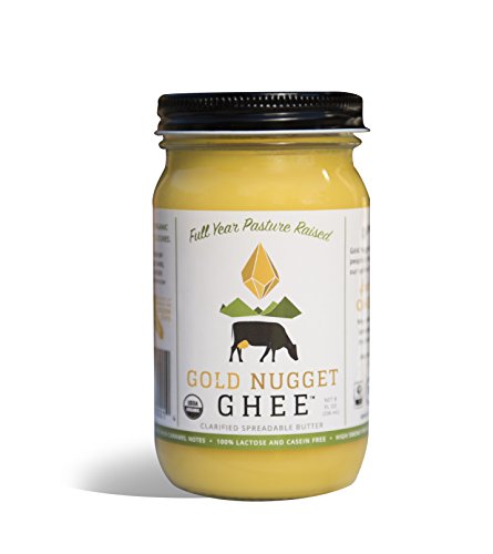 Product Cover TRADITIONAL GHEE BY GOLD NUGGET GHEE, USDA ORGANIC, FULL-YEAR/PASTURE-RAISED, GRASS-FED BUTTER 8oz