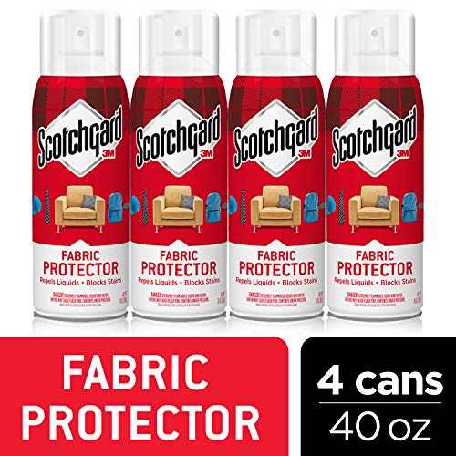 Product Cover Scotchgard Fabric & Upholstery Protector, Repels Liquids, Blocks Stains, 40 Ounces
