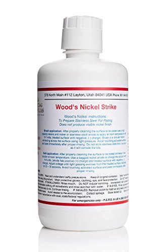Product Cover 32 oz Wood's Nickel Strike Solution - Bath or Brush Plating (Liter)