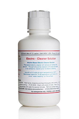 Product Cover 16oz/500 mL- Electro - Cleaner Solution - Bath or Brush Electroplating