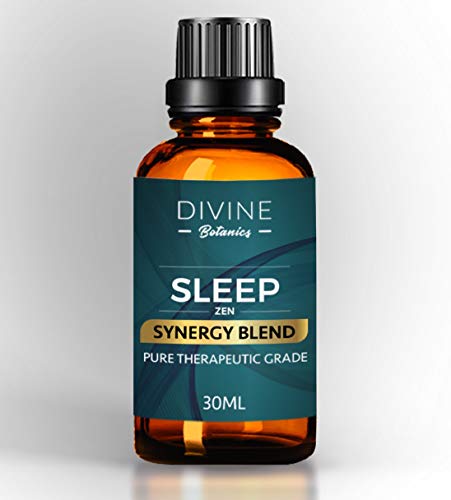 Product Cover Essential Oils Aromatherapy Good Night Sleep Synergy Blend - Pure Best Therapeutic Grade - 30ml - Clary Sage Copaiba Balsam Dutch Lavender - Made in USA - Help Serenity Calm Peace Relax Natural Remedy