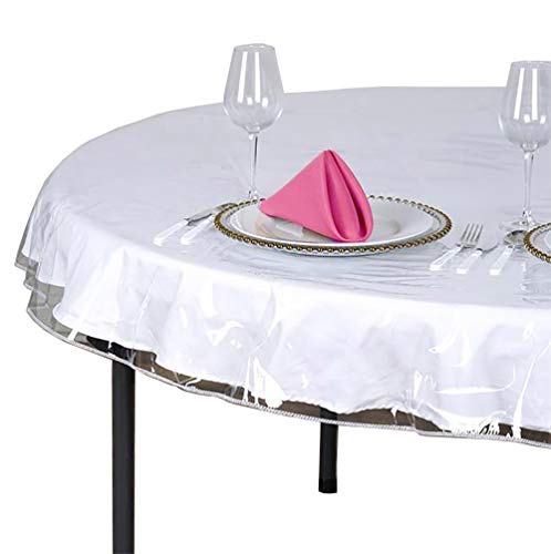 Product Cover SOFINNI Clear Plastic Tablecloth Protector, Table Cloth Vinyl (70