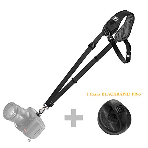 Product Cover BlackRapid Breathe Curve Camera Strap (1pc of Safety Tether Included) with 1 Extra BLACKRAPID FR-5 Fastener