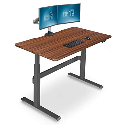 Product Cover VARIDESK - Full Electric Desk - PRODESK 60 Electric Darkwood- 3-Button Memory Settings