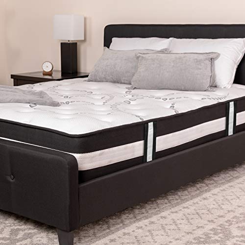 Product Cover Flash Furniture Capri Comfortable Sleep 12 Inch Foam and Pocket Spring Mattress, King in a Box