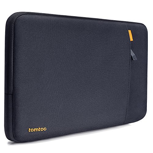 Product Cover Tomtoc 360 Protective Laptop Sleeve for 13.5 Inch Microsoft Surface Book 2, Surface Laptop 2017 , Spill Resistant 13 Inch Protective Laptop Tablet Case, Shockproof, Blue Black