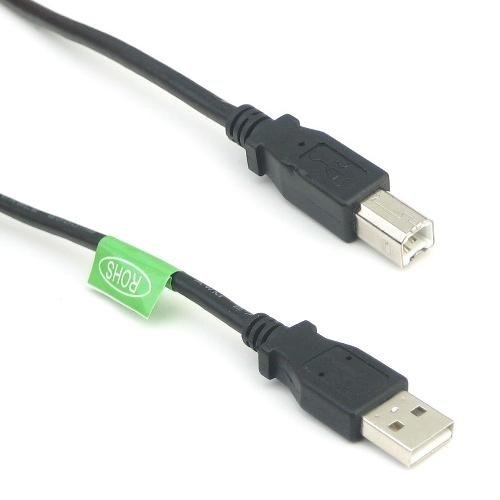 Product Cover 6 inch USB 2.0 A Male to B Male Cable - Black