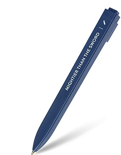 Product Cover Moleskine Go Pen Ballpoint Pen, 1.0mm Point, Sapphire Blue