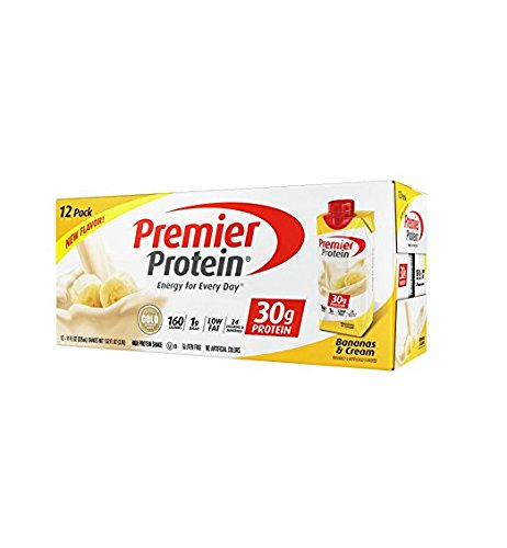 Product Cover Premier Protein High Protein Shake, Bananas & Cream (11 fl. oz., 12 pack)