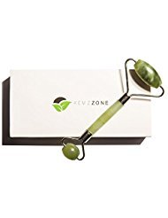 Product Cover Jade Roller for face - 100% Real Natural Jade Stone roller, Anti-Aging jade Beauty Skincare Tool to Rejuvenate Facial Skin Cooling, Slimming & Firming by Kemzzone