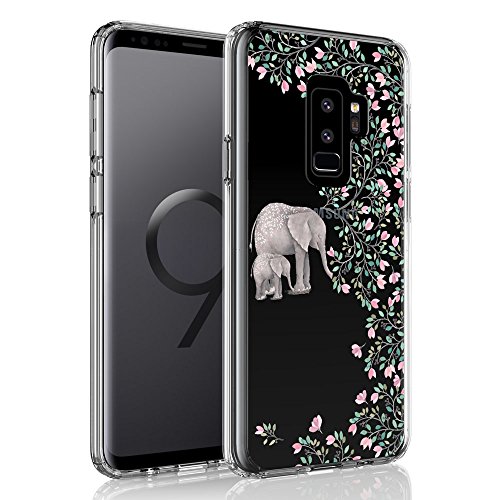 Product Cover Galaxy S9 Plus Case, SYONER [Scratch Resistant] Ultra Slim Clear Protective Phone Case Cover for Samsung Galaxy S9 Plus [Elephant]