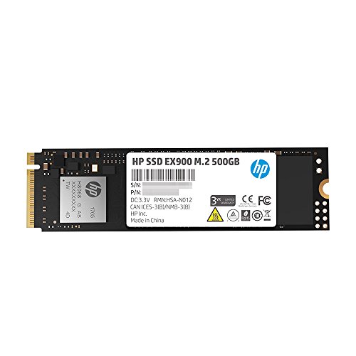 Product Cover HP EX900 M.2 500GB PCIe 3.0 X4 Nvme 3D TLC NAND Internal Solid State Drive (SSD) - 2Yy44Aa#ABC