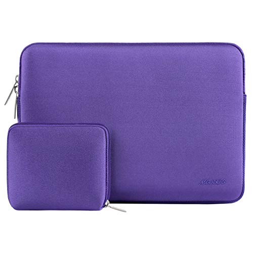 Product Cover MOSISO Water Repellent Neoprene Sleeve Bag Cover Compatible with 13-13.3 inch Laptop with Small Case, Ultra Violet