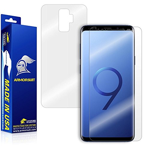 Product Cover ArmorSuit MilitaryShield Full Body Skin Film + Screen Protector for Samsung Galaxy S9 Plus - Anti-Bubble HD Clear Film